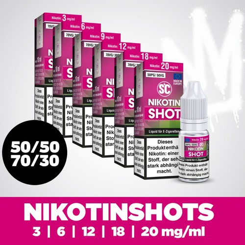 20mg nikotin shots 3 - 20mg,